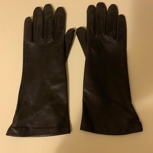 Vintage Brown Leather Gloves